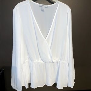 Forever 21 - opaque peplum style blouse size 2x